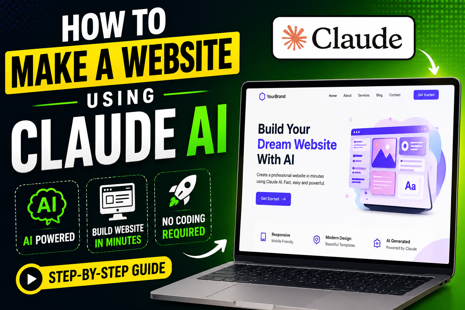 Build a Website with Claude AI in Minutes (No Coding Required)